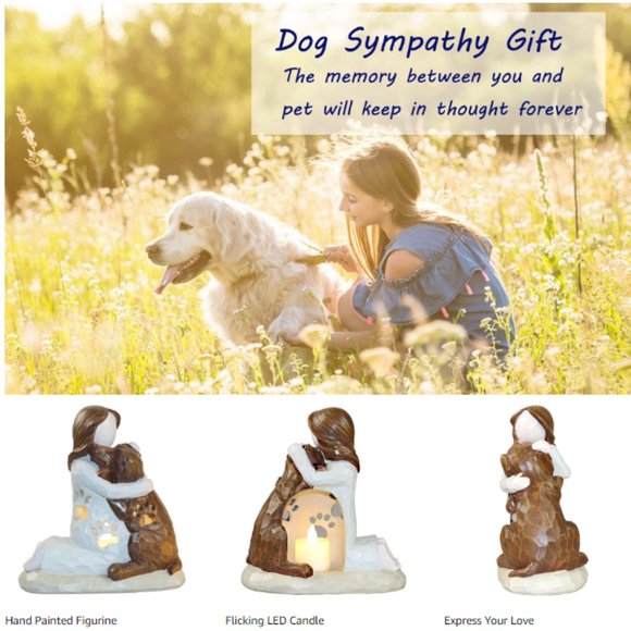 Dog Memorial Candle Holder - Bereavement Gift - Loss Of Pet Remembrance Gift - Picture 8 of 10